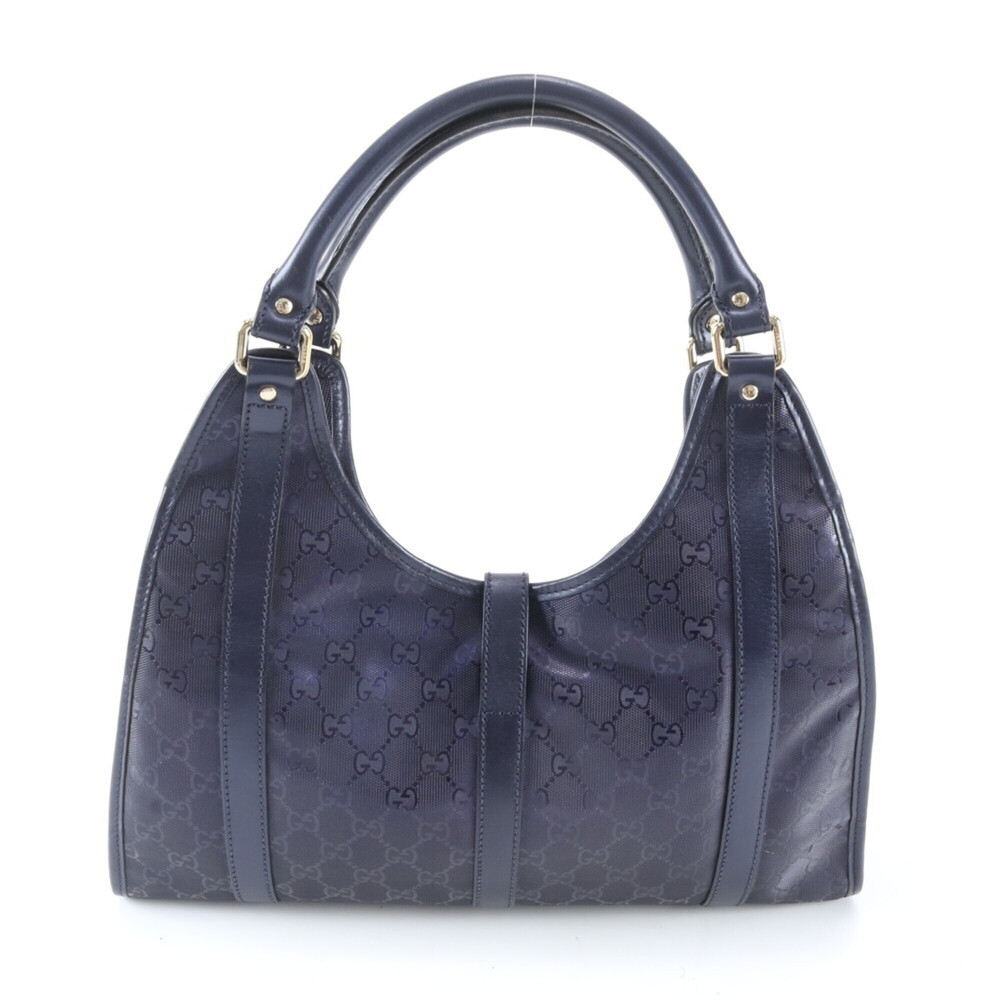 GUCCI Blue Leather Jackie Shoulder Bag - Picture 3 of 9